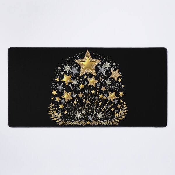Item preview, Silver and gold stars plant designed and sold by Rbnano.