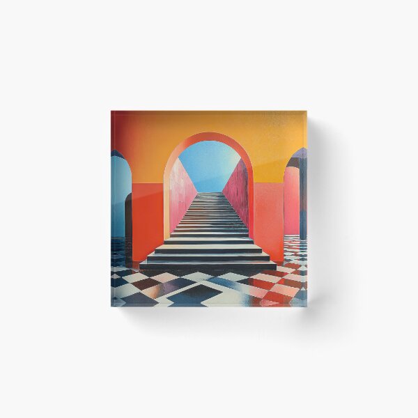 Item preview, Surrealism Architecture Design Geometry designed and sold by ArtHouseNiklas.