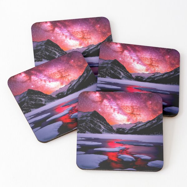 Item preview, Galactic Reflection Over Frozen Serenity designed and sold by Exodoi.