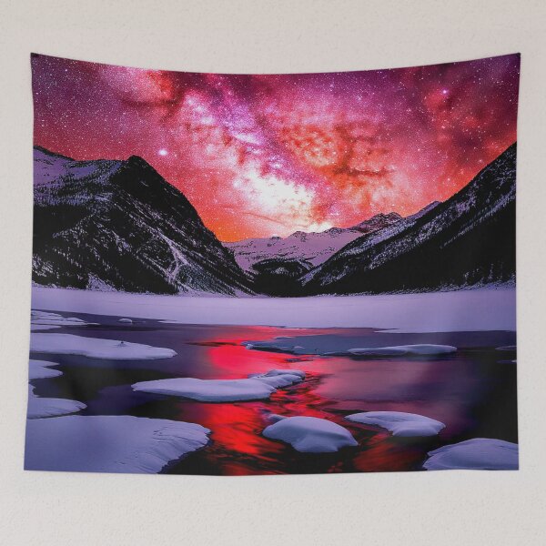 Item preview, Galactic Reflection Over Frozen Serenity designed and sold by Exodoi.