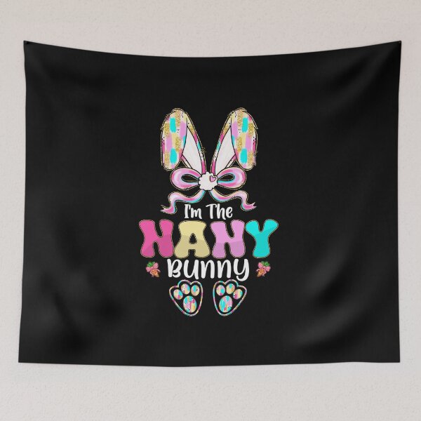 Item preview, I_m The Nanny Bunny Brushstroke Funny Easter Day Family Matching designed and sold by diyoor.