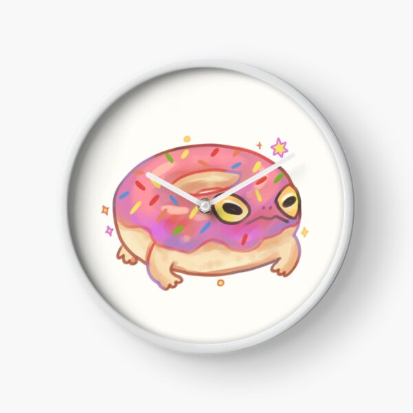 Item preview, doughnut frog designed and sold by Mayarartsy.