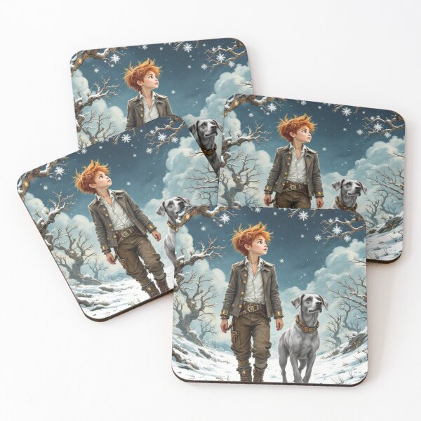 Item preview, Inka and Bichette: walk in the snowy forest designed and sold by Anne-Abadie.