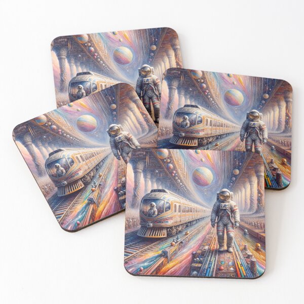 Item preview, Futuristic Space Train designed and sold by M-Y-A-R-T-.