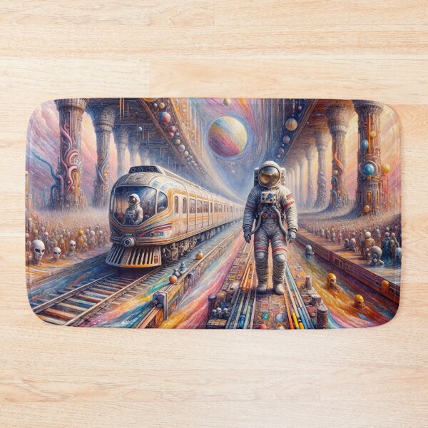 Item preview, Futuristic Space Train designed and sold by M-Y-A-R-T-.