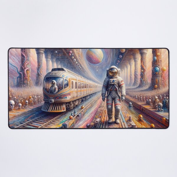 Item preview, Futuristic Space Train designed and sold by M-Y-A-R-T-.