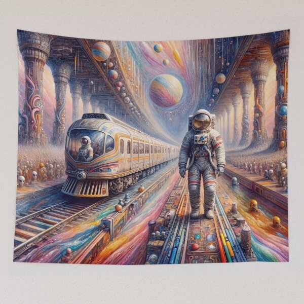 Item preview, Futuristic Space Train designed and sold by M-Y-A-R-T-.
