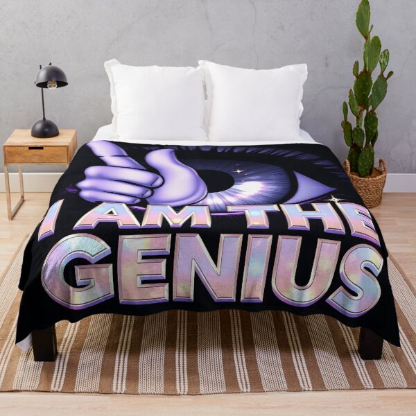 Item preview, I Am the Genius – Futuristic Eye & Hand Typography designed and sold by SalahuTheBoss.