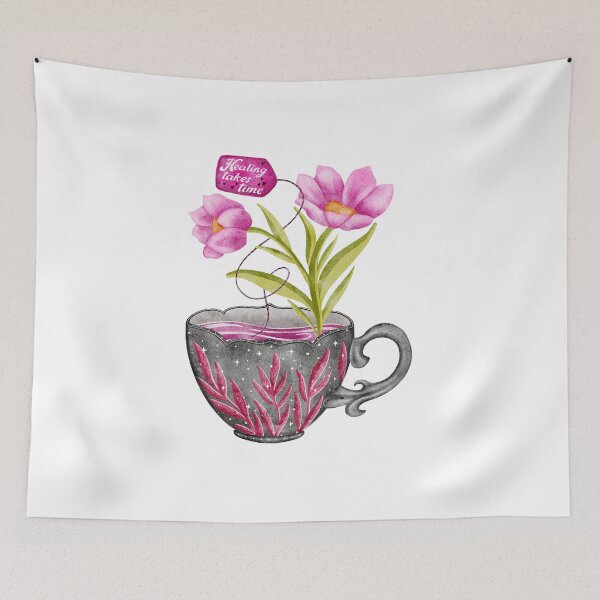 Item preview, Healing takes time mental health designed and sold by pinkyfish1010.