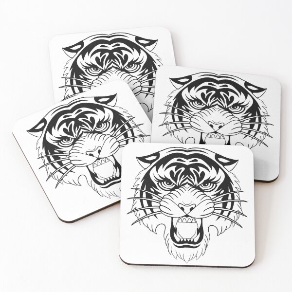 Item preview, Tiger Head Design Classic Minimalist designed and sold by Scobtattoo.