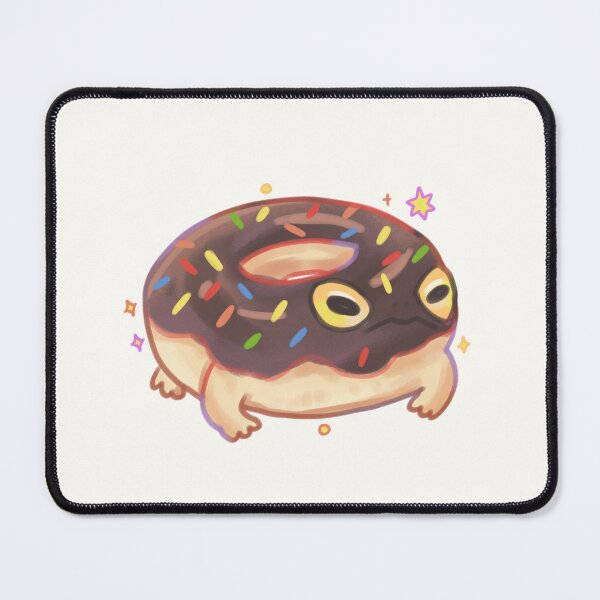 Item preview, Chocolate doughnut frog designed and sold by Mayarartsy.