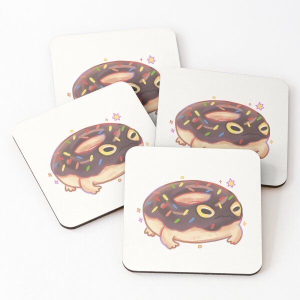 Item preview, Chocolate doughnut frog designed and sold by Mayarartsy.