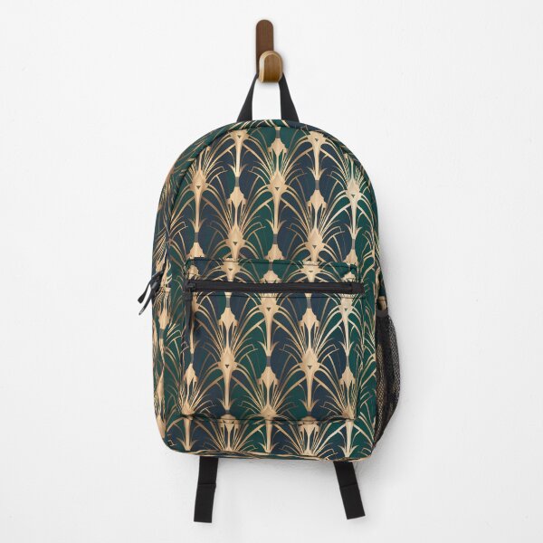 Item preview, Elegant Art Deco Pattern – Luxurious Gold & Green Design designed and sold by ViviNyks.