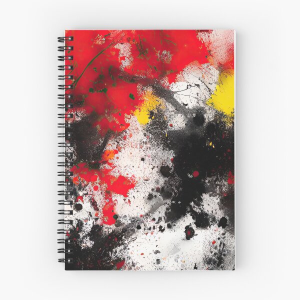 Item preview, 4604 abstract chaotic dynamic red black yellow designed and sold by j5rson.