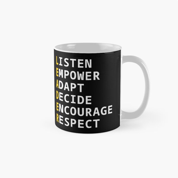 Item preview, LEADER: Listen Empower Adapt Decide Encourage Respect designed and sold by defytee.