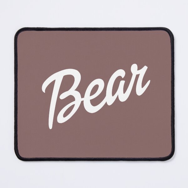 Item preview, Bear text in white designed and sold by gayishdesign.
