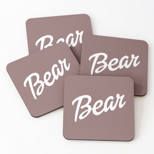 Item preview, Bear text in white designed and sold by gayishdesign.