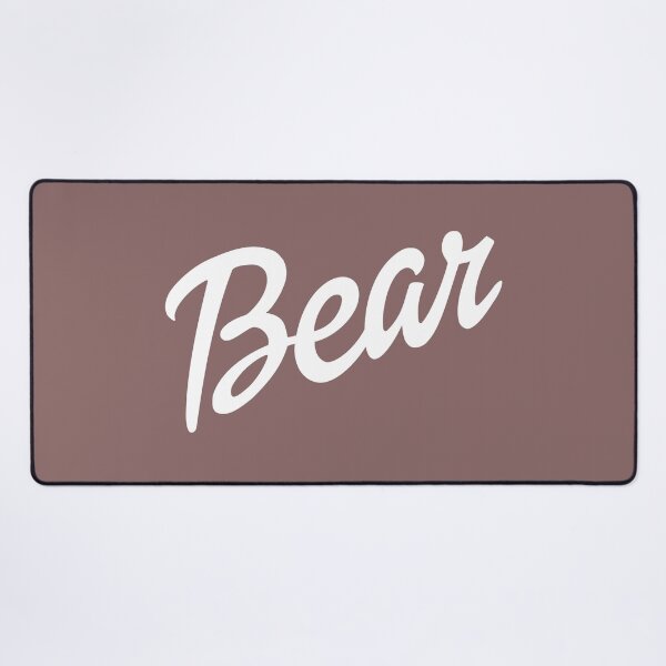Item preview, Bear text in white designed and sold by gayishdesign.