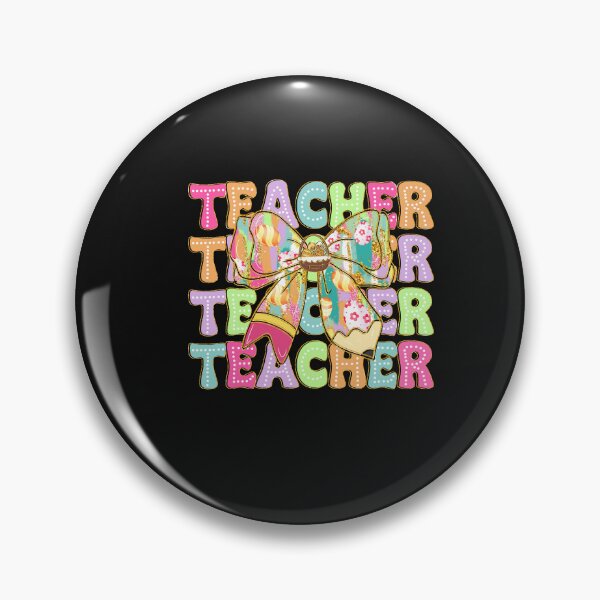 Item preview, Cute Coquette Bow Pencil Bunny Funny Teacher Easter Day designed and sold by TalalosART.