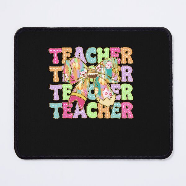Item preview, Cute Coquette Bow Pencil Bunny Funny Teacher Easter Day designed and sold by TalalosART.