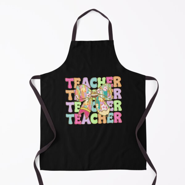 Item preview, Cute Coquette Bow Pencil Bunny Funny Teacher Easter Day designed and sold by TalalosART.