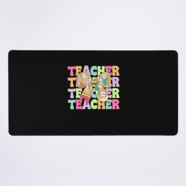 Item preview, Cute Coquette Bow Pencil Bunny Funny Teacher Easter Day designed and sold by TalalosART.