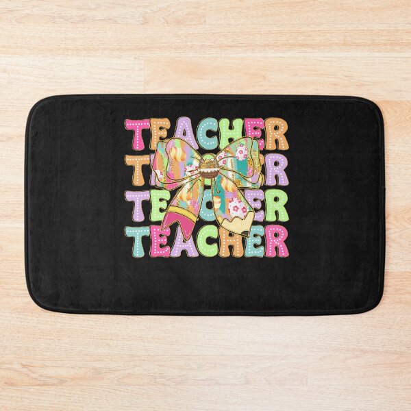 Item preview, Cute Coquette Bow Pencil Bunny Funny Teacher Easter Day designed and sold by TalalosART.
