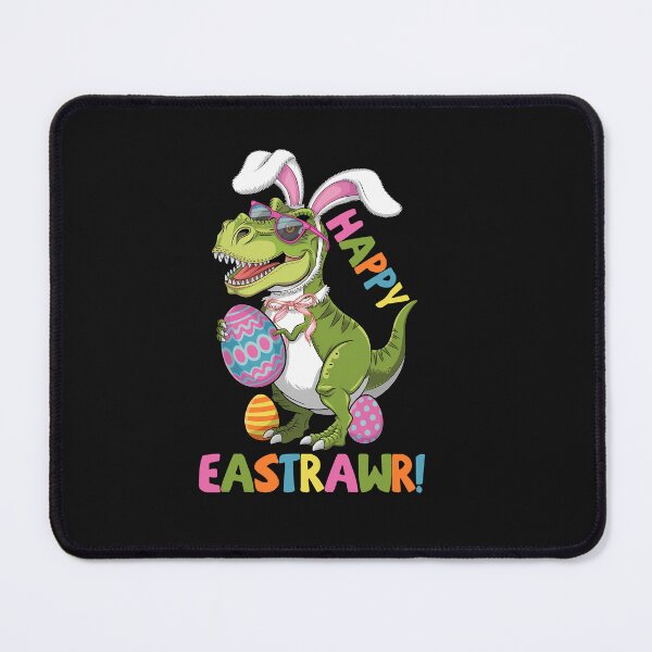 Item preview, Easter Day Funny Rabbit Riding Dinosaur Funny Happy Eastrawr designed and sold by TalalosART.