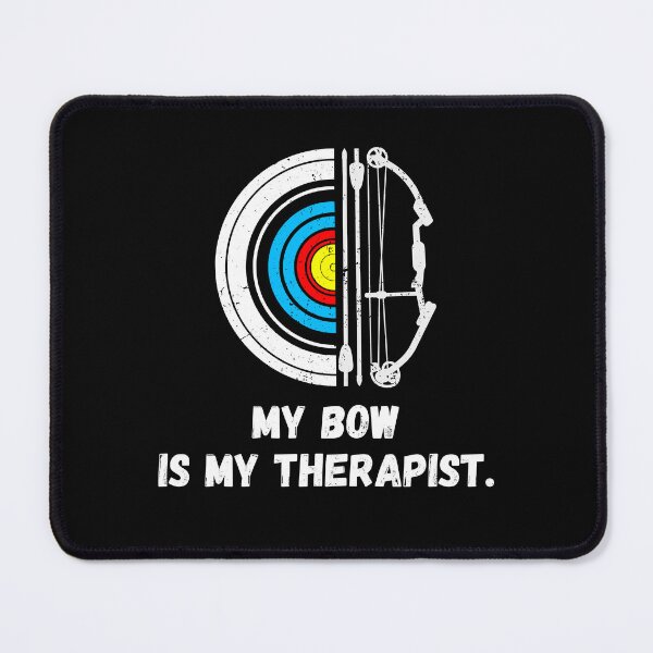 Item preview, My Bow Is My Therapist Funny Gift for Archery Lovers designed and sold by Hoshi-Club.