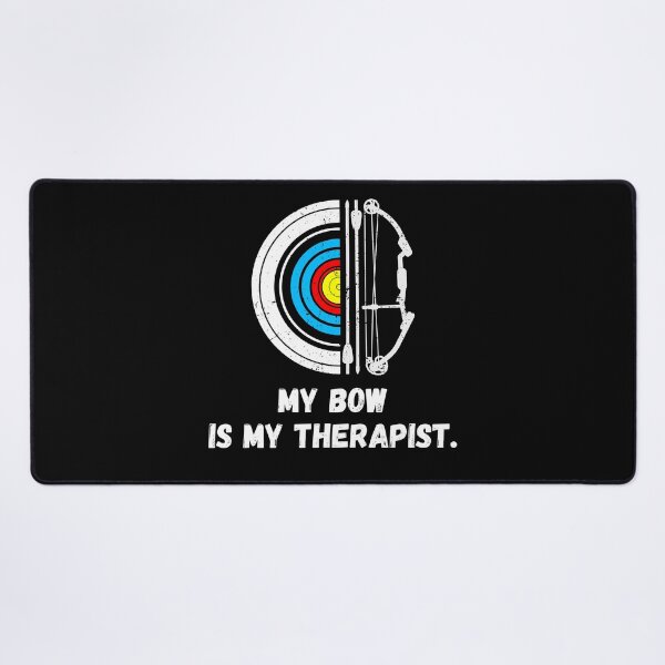 Item preview, My Bow Is My Therapist Funny Gift for Archery Lovers designed and sold by Hoshi-Club.