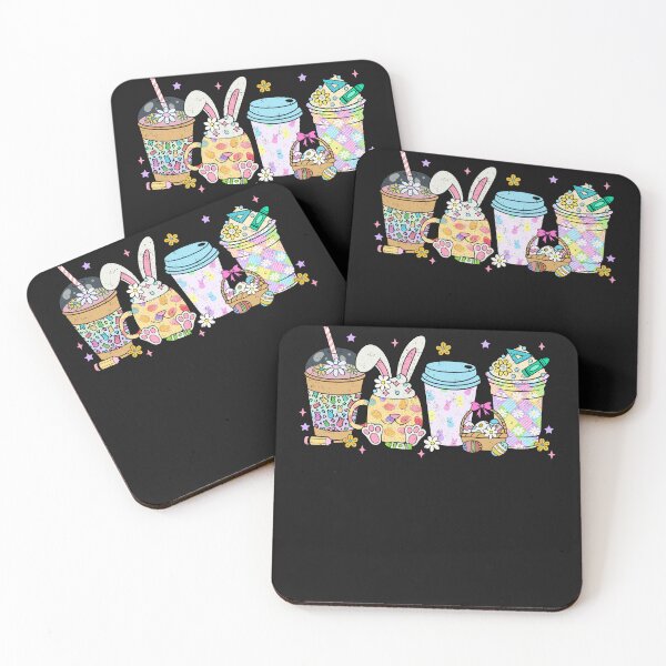 Item preview, Happy Easter Bunny Coffee Lover Latte Iced Coffee Easter Day designed and sold by TalalosART.