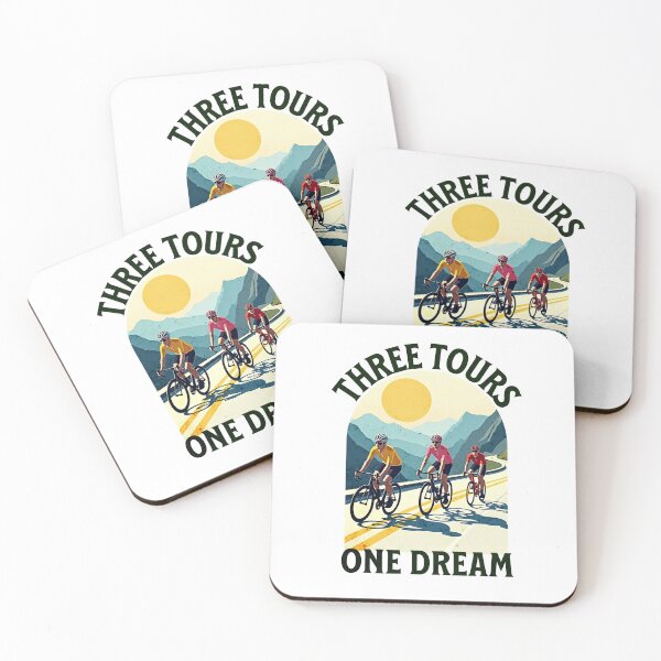 Item preview, Three Tours, One Dream – Grand Tour Cycling T-Shirt designed and sold by Pogglecards.