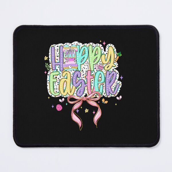 Item preview, Happy Easter Bunny Coquette Bow Brushstroke Easter Girl Kids designed and sold by TalalosART.