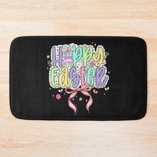 Item preview, Happy Easter Bunny Coquette Bow Brushstroke Easter Girl Kids designed and sold by TalalosART.