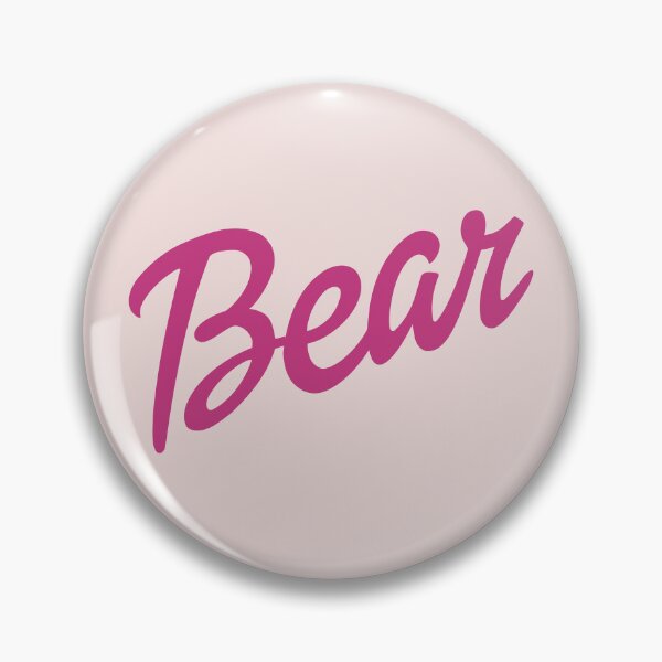 Item preview, Bear text in magenta designed and sold by gayishdesign.