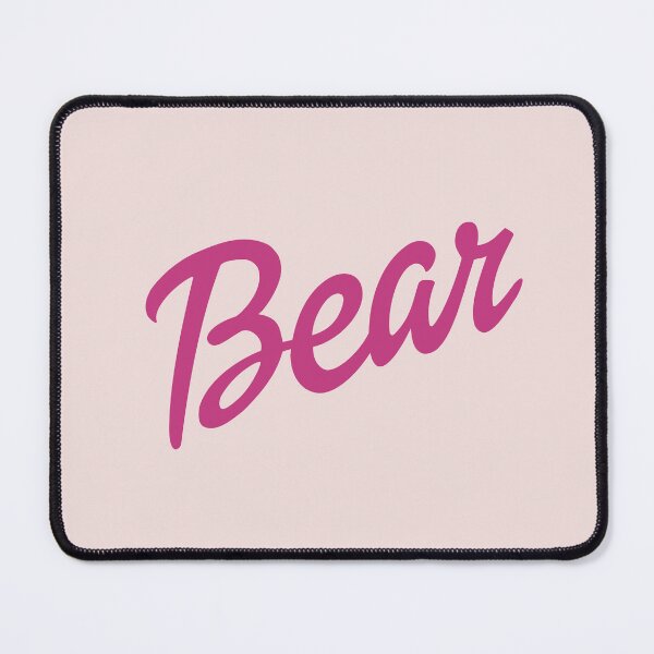Item preview, Bear text in magenta designed and sold by gayishdesign.