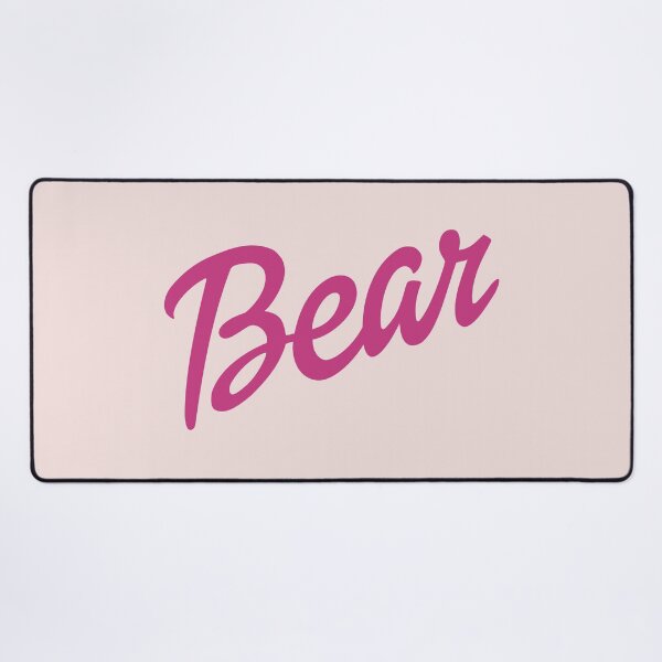 Item preview, Bear text in magenta designed and sold by gayishdesign.