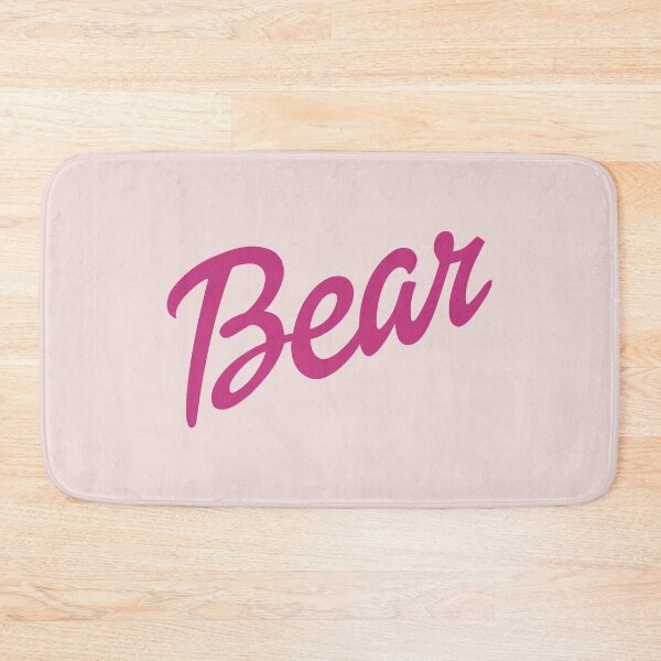 Item preview, Bear text in magenta designed and sold by gayishdesign.