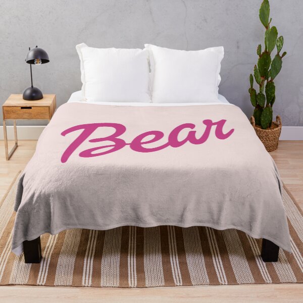 Item preview, Bear text in magenta designed and sold by gayishdesign.