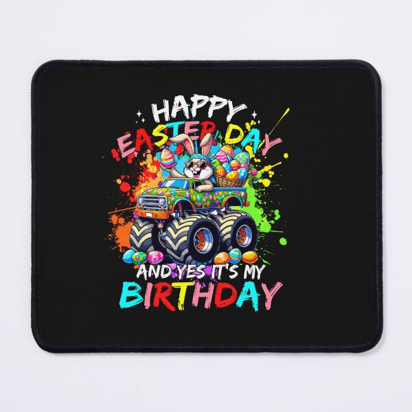 Item preview, Happy Easter Day And Yes It_s My Birthday Truck Bunny Boys designed and sold by TalalosART.