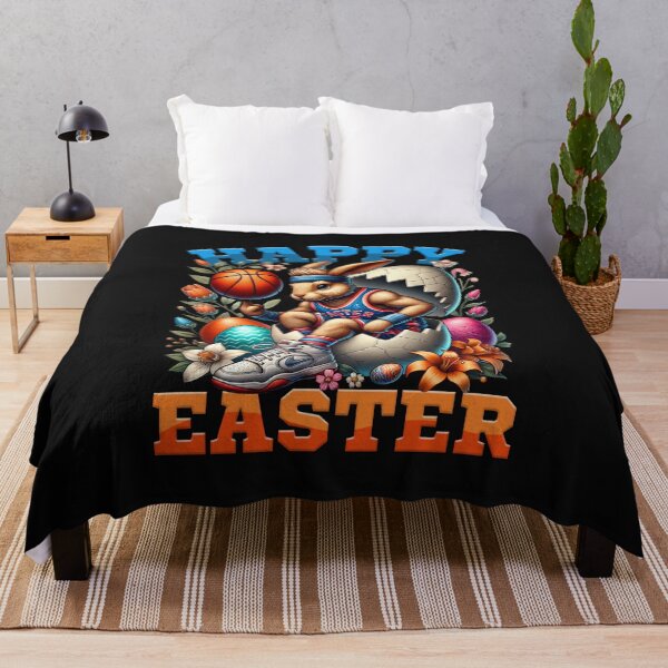 Item preview, Kids Boys Happy Easter Bunny Playing Basketball Easter Sport designed and sold by TalalosART.