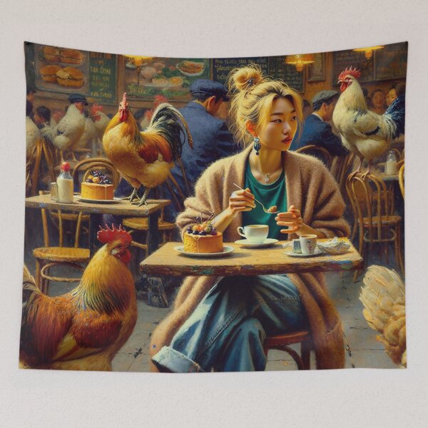 Item preview, Chicken Mania in the Coffee Bar  designed and sold by M-Y-A-R-T-.