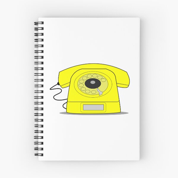 Aperçu de l'œuvre Téléphone rétro jaune, téléphone à cadran vintage créée et vendue par ZnDigitalPrints.