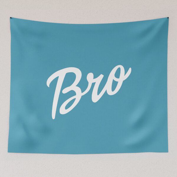 Item preview, Bro text in white designed and sold by gayishdesign.