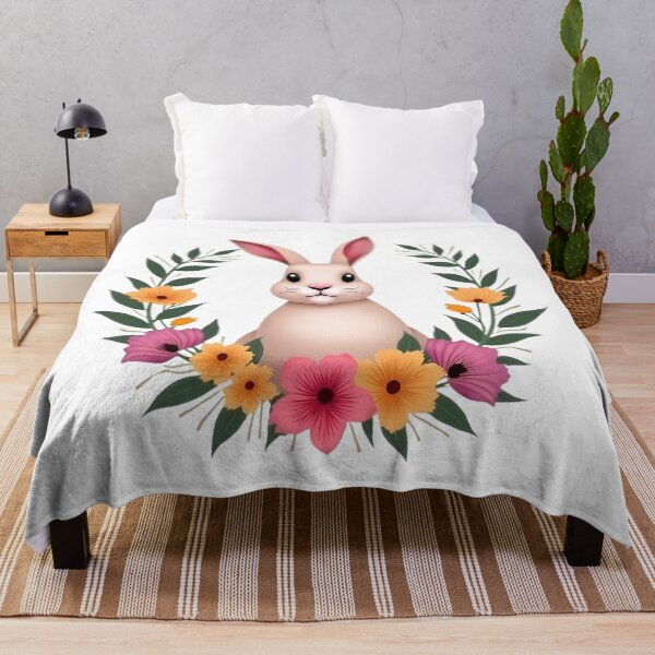Item preview, Easter Bunny Floral designed and sold by PrintCreations9.