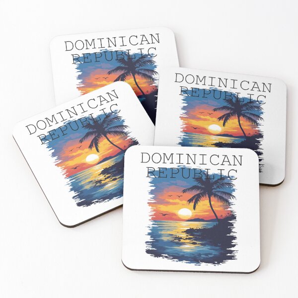 Item preview, Dominican Republic - Caribbean (with Black Lettering) designed and sold by VelvetRoom.