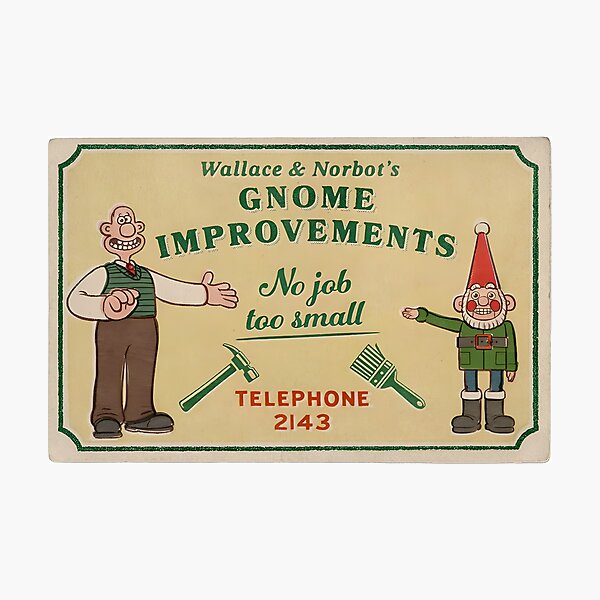 Item preview, Wallace & Gromit Norbot Gnome Improvements Vengeance Most Fowl designed and sold by Chilled Peak.