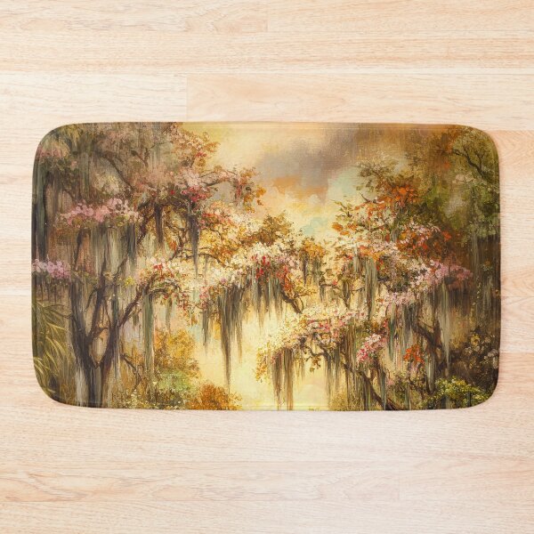 Item preview, Beautiful Peacock on a White Bridge, Southern Spring Scene  designed and sold by MargaretWiktor.