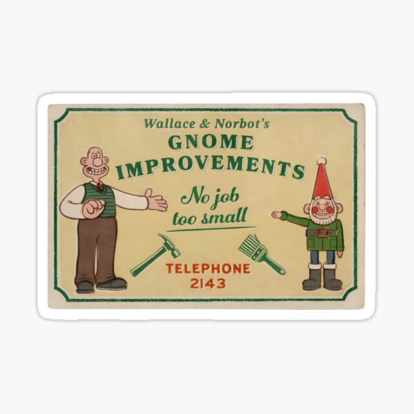 Item preview, Wallace & Gromit Norbot Gnome Improvements Vengeance Most Fowl designed and sold by Chilled Peak.