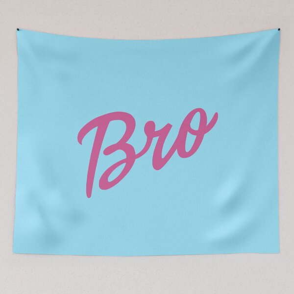 Item preview, Bro text in pink designed and sold by gayishdesign.